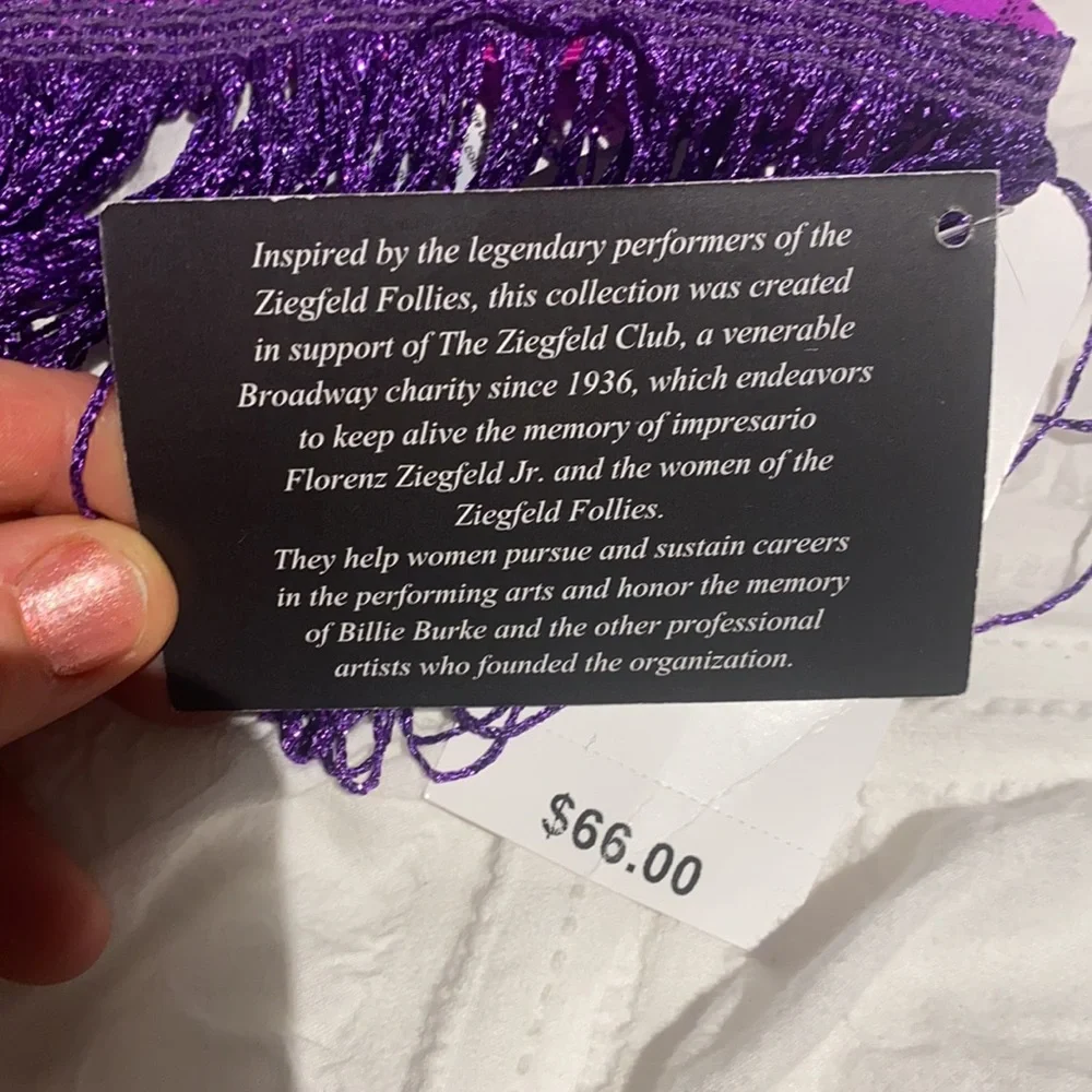 Rare NWT Hanky Panky after midnight purple tassel & lace bralette - Picture 8 of 13